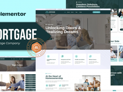 Dortgage - Mortgage Company Elementor Template Kit