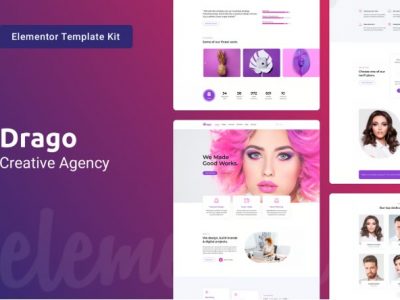 Drago - Creative Digital Agency Elementor Template Kit