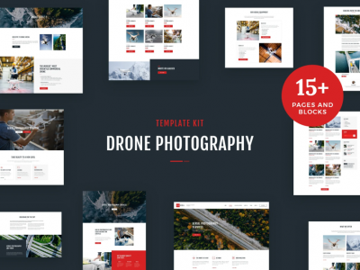 Drone Media - Aerial Photography & Videography Elementor Template Kit