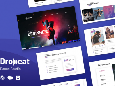 Dropbeat - Creative Dance Studio WordPress Theme