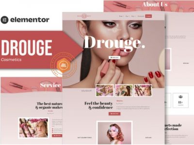 Drouge - Cosmetic Elementor Template Kit