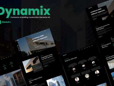 Dynamix - Architecture Elementor Template Kit