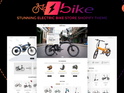 E-Bike  Stunning Electric Bicycle Store Shopify
