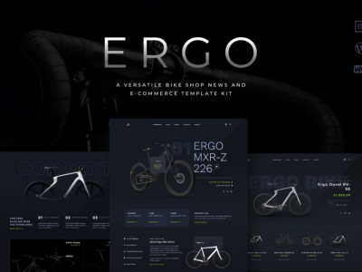ERGO - Bike & Cycling WooCommerce Elementor Template Kit