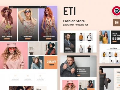 ETI - Fashion Store Elementor Template Kit