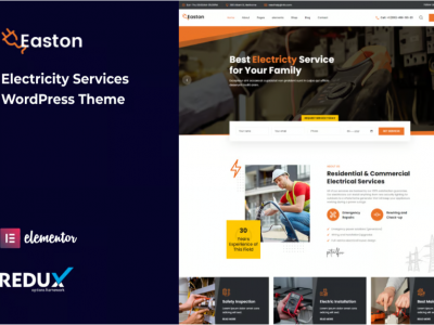 Easton - Electricity Services WordPress Theme
