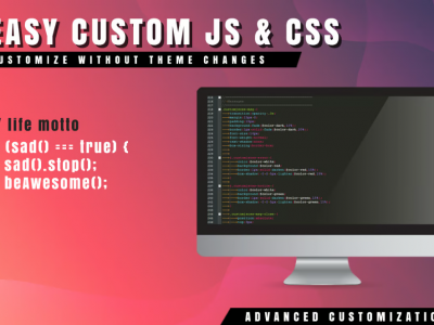 Easy Custom JS and CSS for WordPress