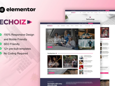 Echoiz - News & Magazine Elementor Pro Template Kit