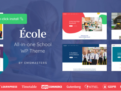 Ecole - Education & School WordPress Theme