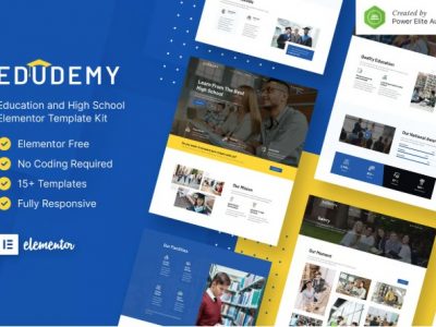 Edudemy – School & Education Elementor Template Kit