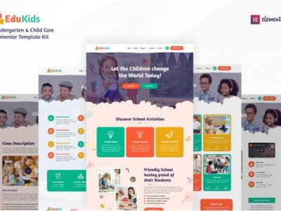 Edukids – Kindergarten & Child Care Elementor Template Kit