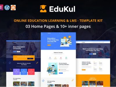 Edukul - Online Learning & Education Template Kit