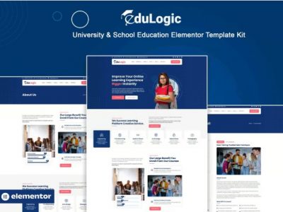 Edulogic - University & School Education Elementor Template Kit
