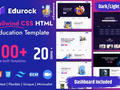 Edurock - Tailwind CSS Education Template