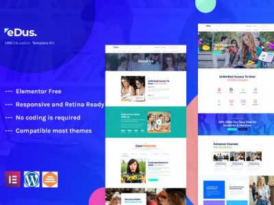 Edus - Online Education Elementor Template Kit