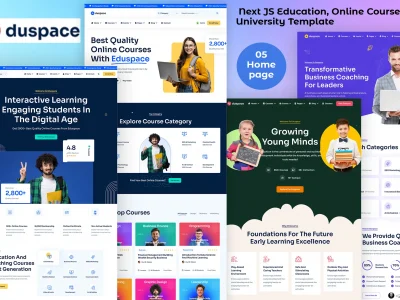 Eduspace - Education, Online Course Next JS