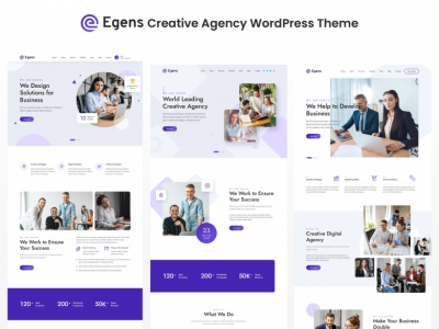 Egens - Creative Agency WordPress Theme