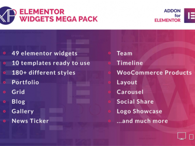 Elementor Widgets Mega Pack - Addons for Elementor