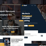 Elpair - Electronic Repair Services Elementor Template Kit