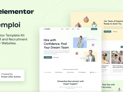 Emploi – Human Resources & Recruitment Agency Elementor Template Kit
