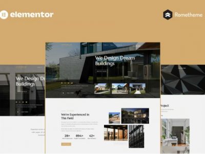 Emporium - Architecture & Interior Elementor Pro Full Site Template Kit