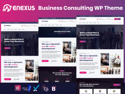 Enexus - Consulting Business Elementor WordPress