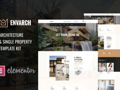 EnvArch – Architecture & Single Property Elementor Template Kit