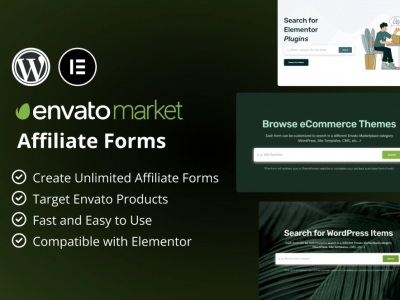 Envato Market Affiliate Forms for Elementor