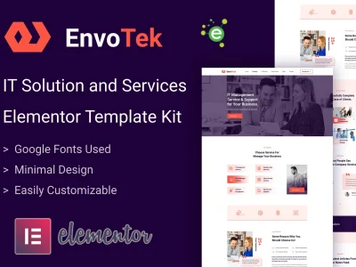 EnvoTek - IT Solution & Services Elementor Template Kit