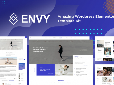 Envy - News Magazine Elementor Pro Template Kit