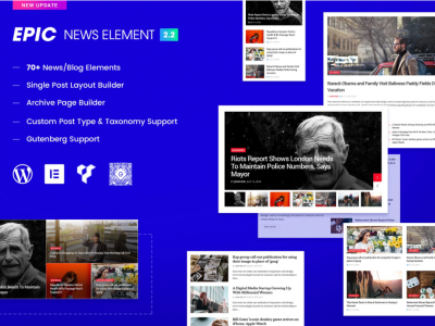 Epic News Elements - Elementor & WPBakery Add-ons