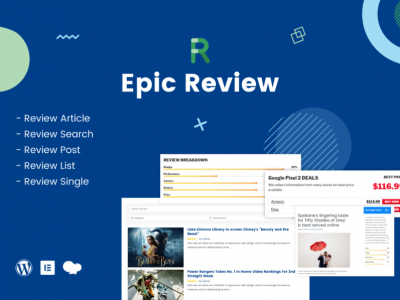 Epic Review - WordPress Plugin