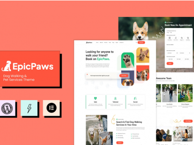 EpicPaws - Dog Walking & Pet Services Theme