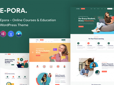 Epora - Online Courses & Education WordPress Theme