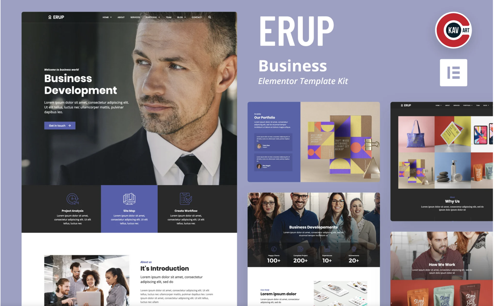 Erup - Business Elementor Template Kit