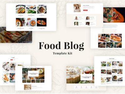 Especio - Food Blog Elementor Pro Template Kit