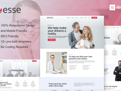 Esse - Life Coach & Consulting Elementor Template Kit