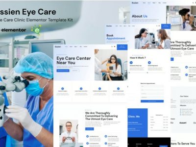 Essien - Eye Care Clinic Elementor Template Kit