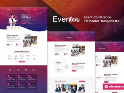 Eventen - Event Conference Elementor Pro Template Kit