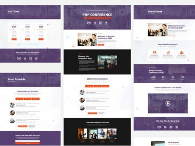 Eventer - Meetup & Conference Elementor Template Kit