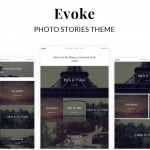 Evoke Photo Stories Blog WordPress Theme