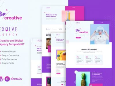 Exolve | Creative Portfolio Elementor Template Kit