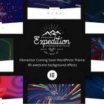 Expedition - Elementor Coming Soon WordPress Theme