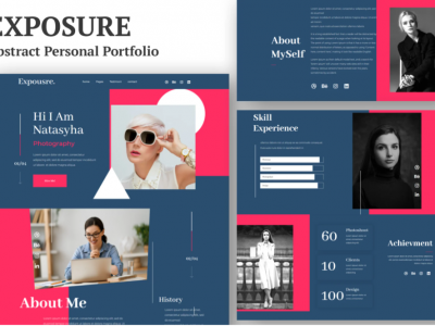 Exposure - Personal Portfolio Elementor Template Kit