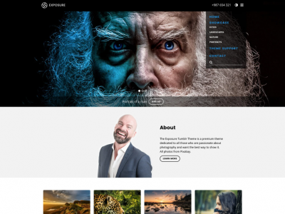 Exposure Tumblr Theme