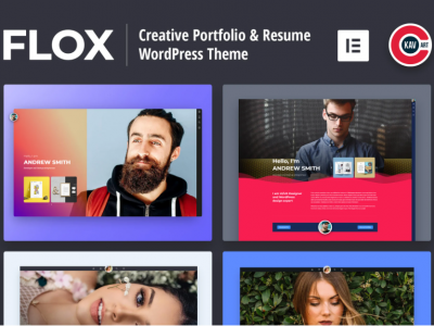FLOX - Personal Portfolio & Resume WordPress Theme