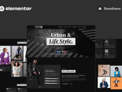 FOCCUS - Photography Community Elementor Pro Full Site Template Kit
