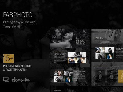 FabPhoto - Photography and Portfolio Template Kit