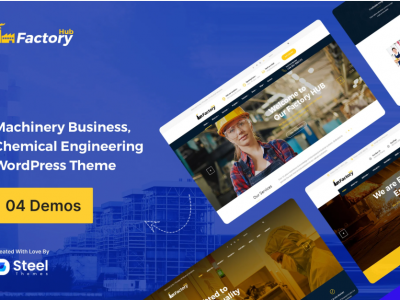 Factory HUB - Industrial Business WordPress Theme