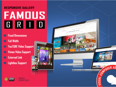 Famous - Grid Gallery for WPBakery Page Builder